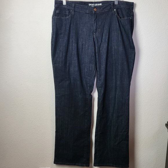 Dkny Denim - DKNY Jeans Mercer Curvy Slim Boot jean trouser size 14 NWOT
